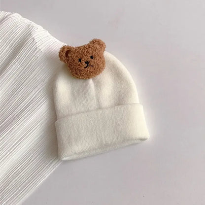 Baby Knitted Bear Hat – Cozy Warmth for Sweet Little Heads - LunaKit Baby