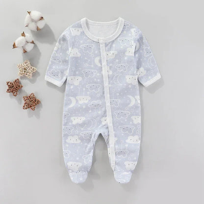 Baby Cotton Bodysuit Romper – Soft Everyday Comfort for Little Ones - LunaKit Baby