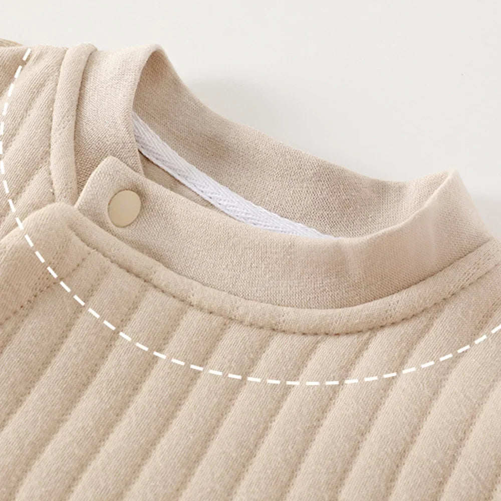 Baby Quilted Winter Romper – Cozy Warmth for Little Snuggles - LunaKit Baby