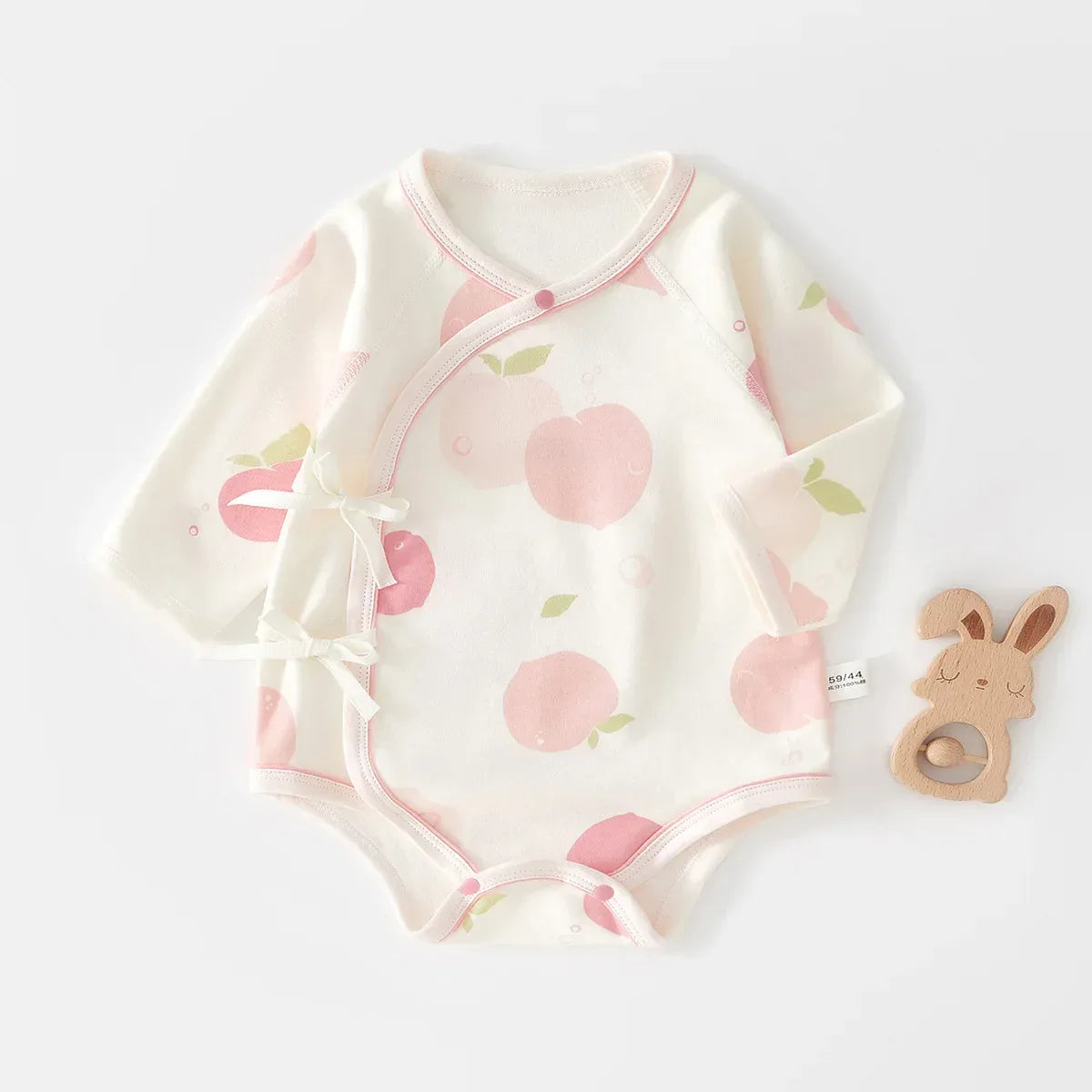 Baby Cotton Plant Print Romper – Gentle Comfort for Sunny Days - LunaKit Baby
