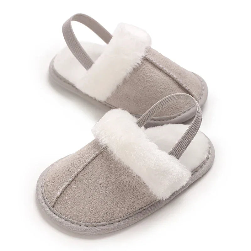 Baby Woolen Cotton Slippers – Soft Warmth for Little Feet - LunaKit Baby