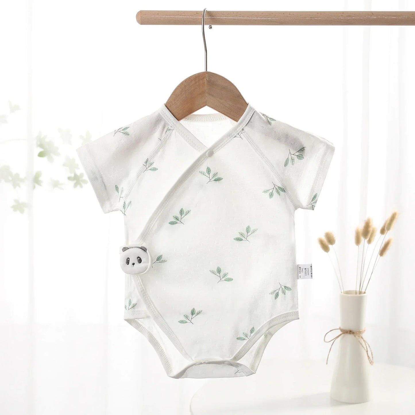 Baby Cotton Triangle Jumpsuit – Cool Comfort for Sunny Days - LunaKit Baby