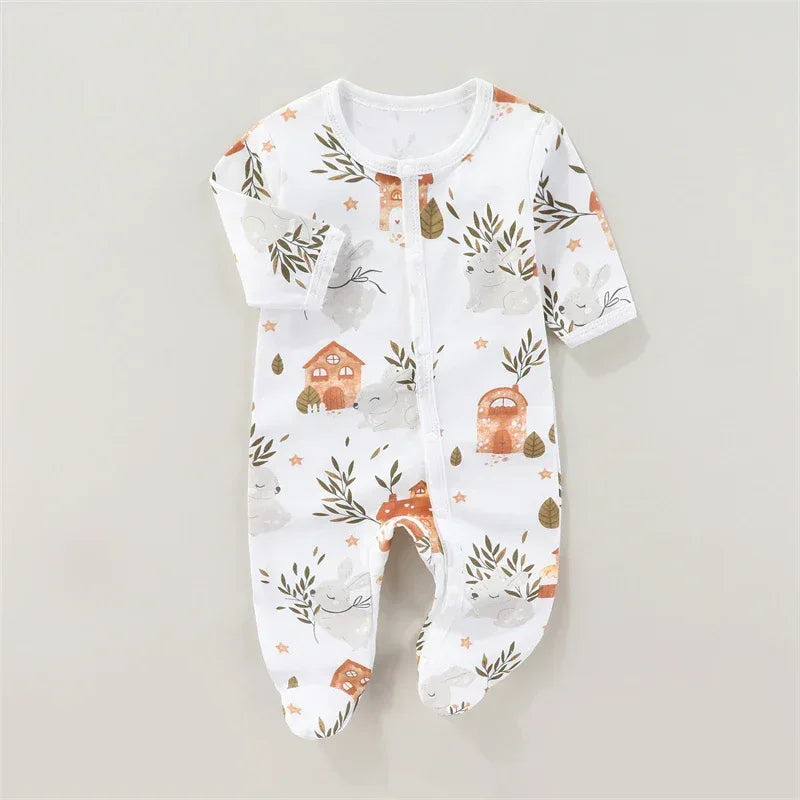 Baby Cotton Bodysuit Romper – Soft Everyday Comfort for Little Ones - LunaKit Baby