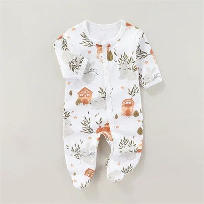 Baby Cotton Bodysuit Romper – Soft Everyday Comfort for Little Ones - LunaKit Baby