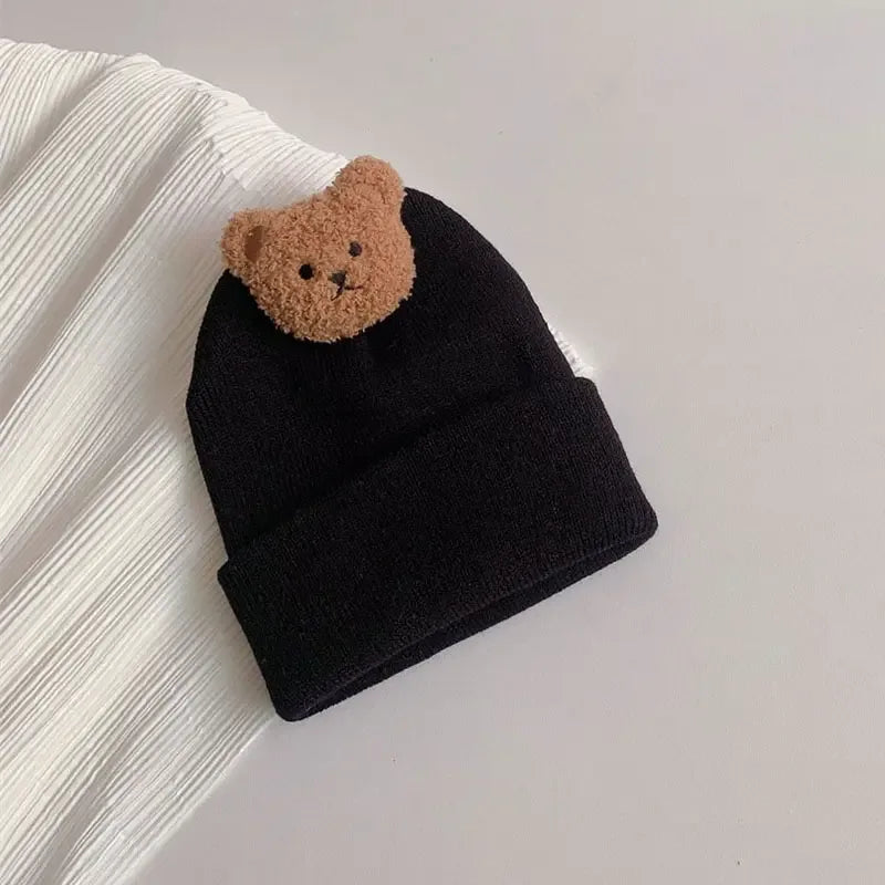 Baby Knitted Bear Hat – Cozy Warmth for Sweet Little Heads - LunaKit Baby