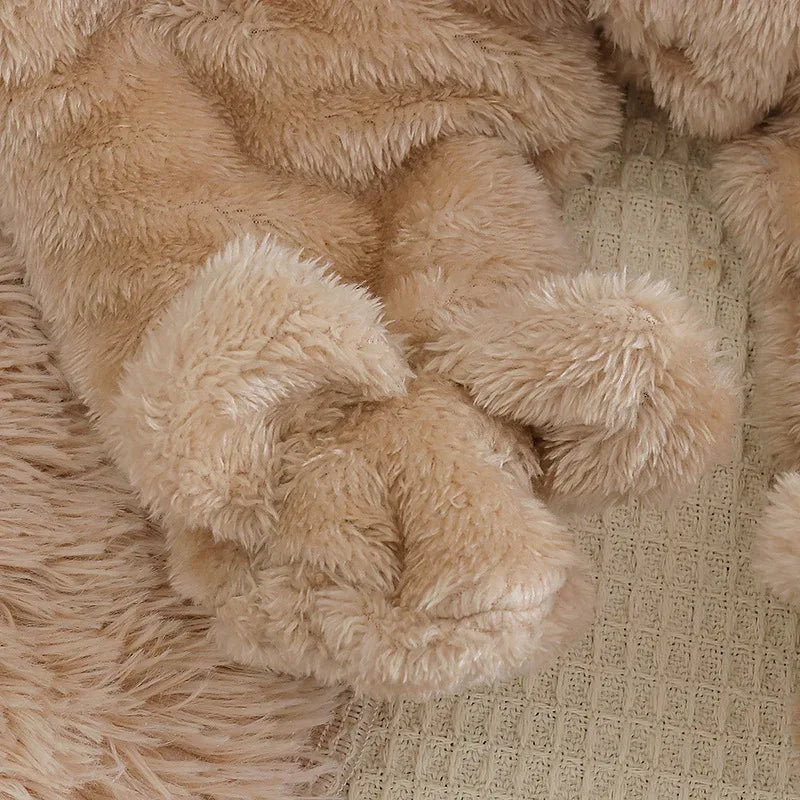 Baby Plush Animal Romper – Cozy Cuteness for Cool Days - LunaKit Baby