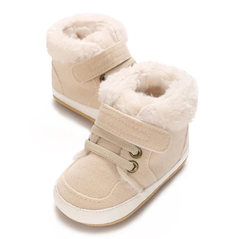 Baby High-Top Sneakers – Warm, Safe Style for First Steps - LunaKit Baby