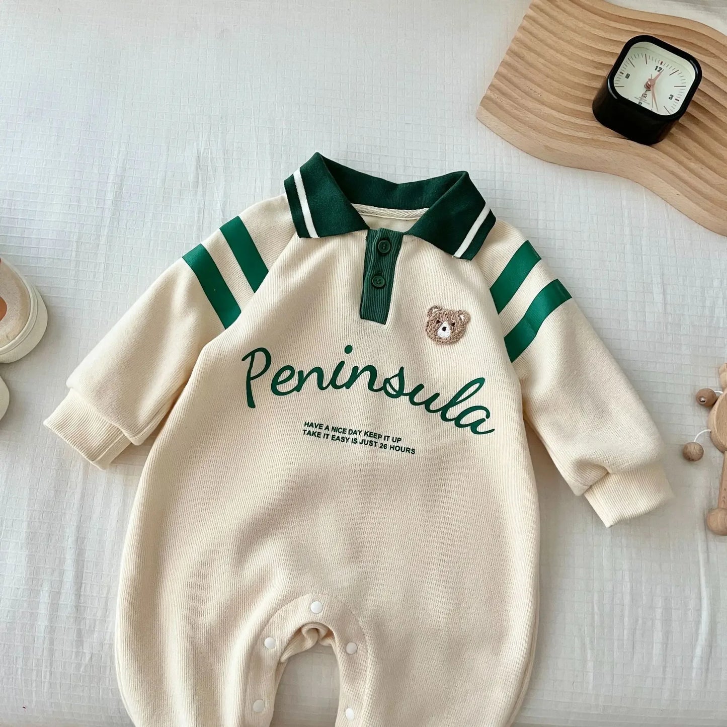 Korean Style Baby Bodysuit – Trendy Comfort for Little Explorers - LunaKit Baby