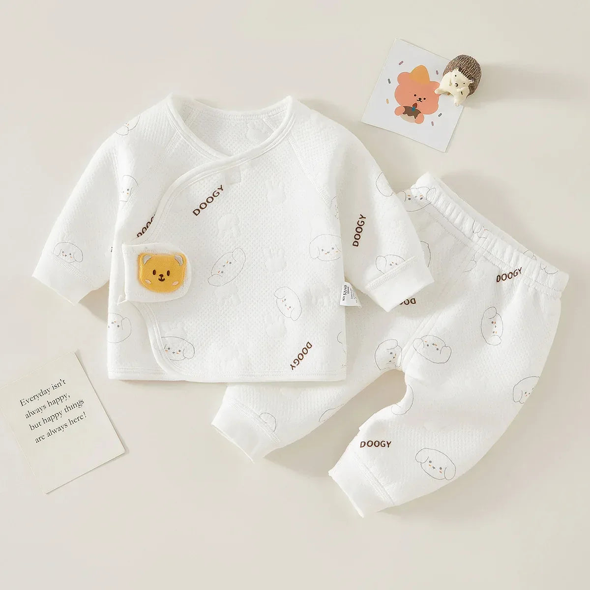 Baby Cotton Thermal Underwear Set – Warm Comfort for Cold Nights - LunaKit Baby