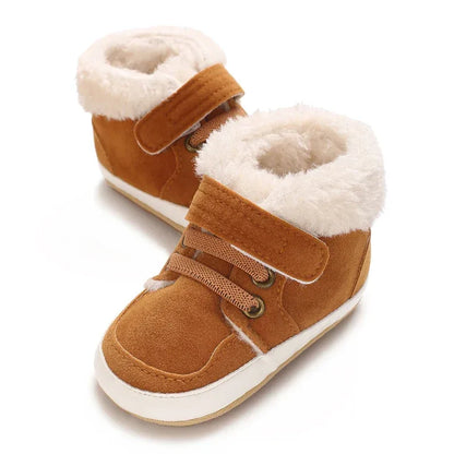 Baby High-Top Sneakers – Warm, Safe Style for First Steps - LunaKit Baby