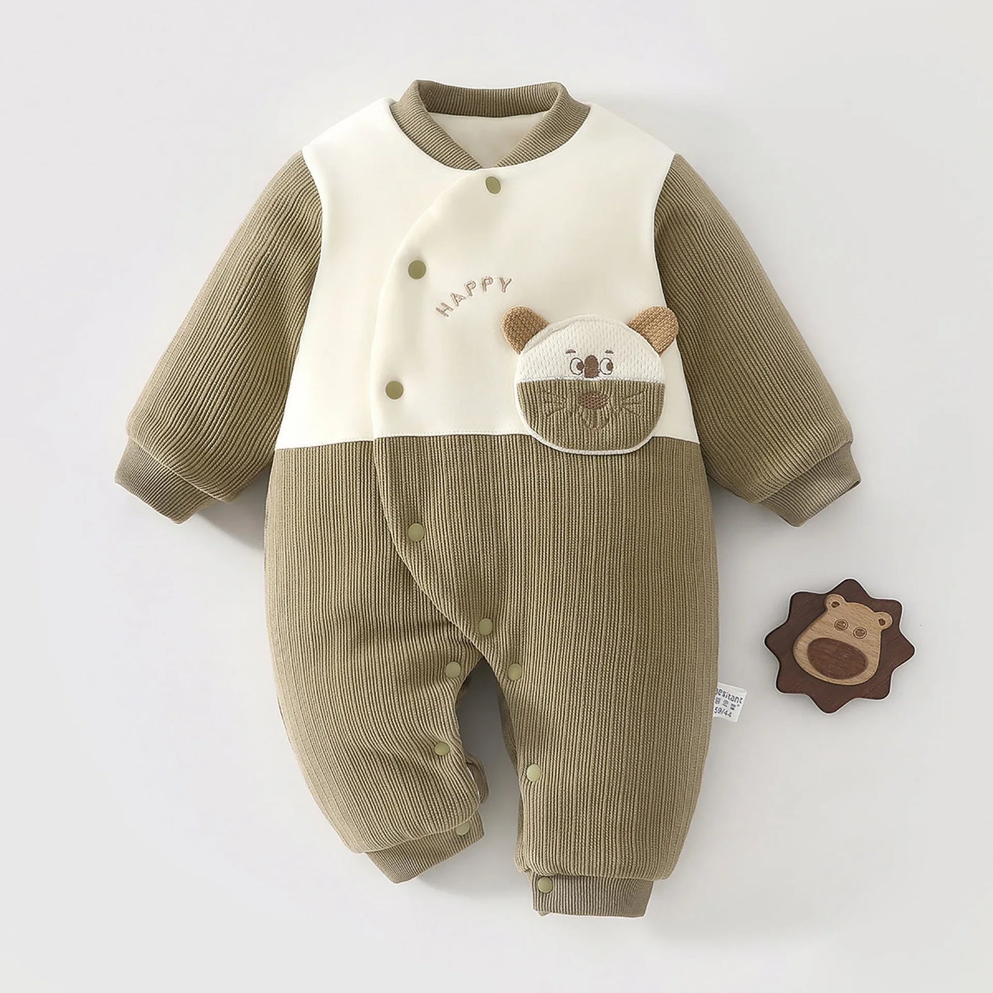Baby Thick Cotton Winter Jumpsuit – A-Level Warmth & Comfort - LunaKit Baby