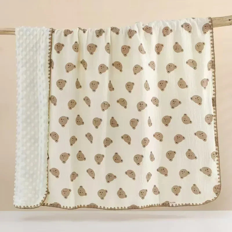 Baby Fleece Swaddle Blanket – Cloud-Soft Comfort for Sweet Sleep - LunaKit Baby