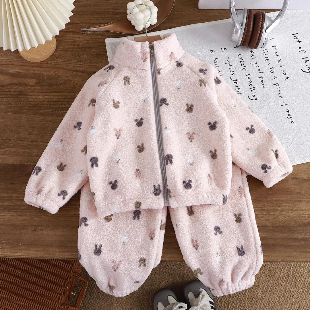 Toddler Fleece Pajama Set – Cozy Warmth for Sweet Nighttime Dreams - LunaKit Baby