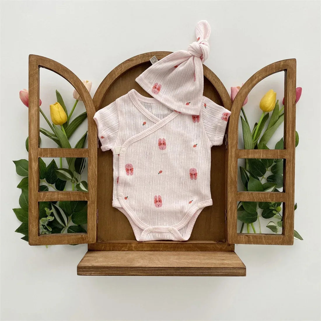 Baby Summer Romper & Hat Set – Cool Playful Style for Sunny Days - LunaKit Baby