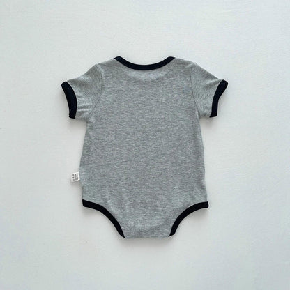 Baby Korean Style Summer Jumpsuit – Cool Minimal Charm - LunaKit Baby