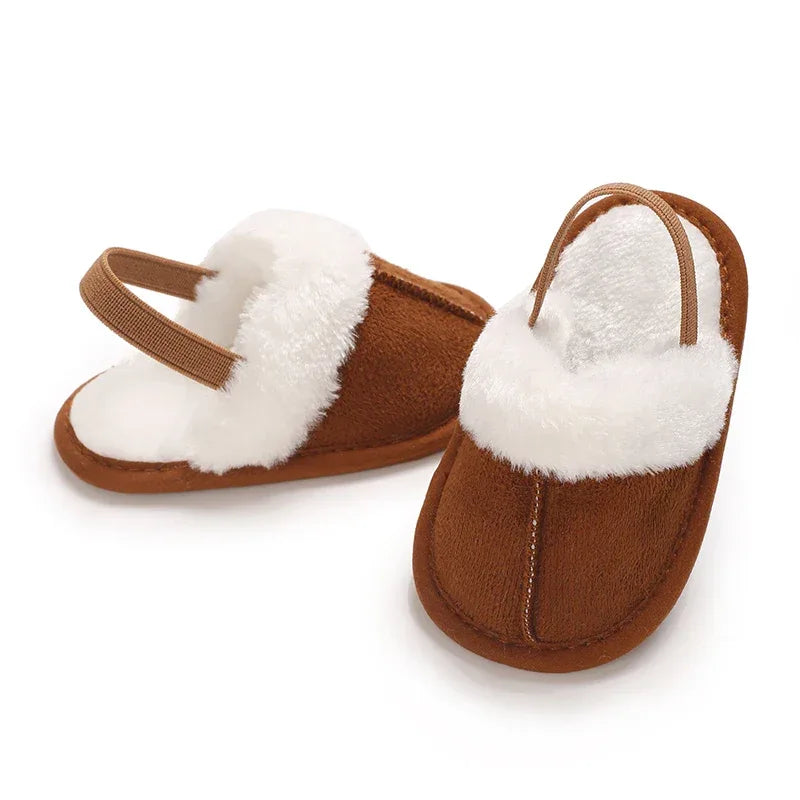 Baby Woolen Cotton Slippers – Soft Warmth for Little Feet - LunaKit Baby