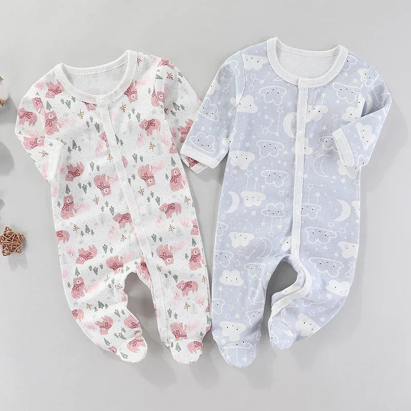 Baby Cotton Bodysuit Romper – Soft Everyday Comfort for Little Ones - LunaKit Baby