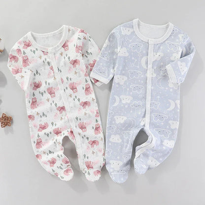 Baby Cotton Bodysuit Romper – Soft Everyday Comfort for Little Ones - LunaKit Baby