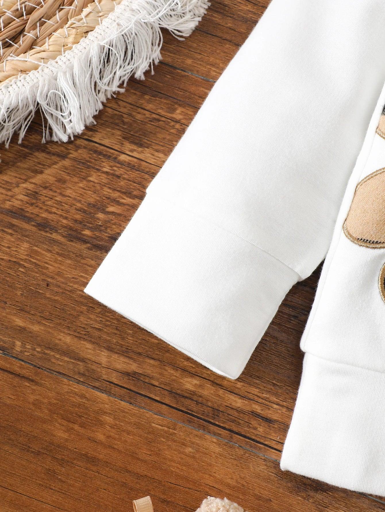 Toddler Bear Hoodie Sweatsuit Set – Cozy Playtime Comfort - LunaKit Baby