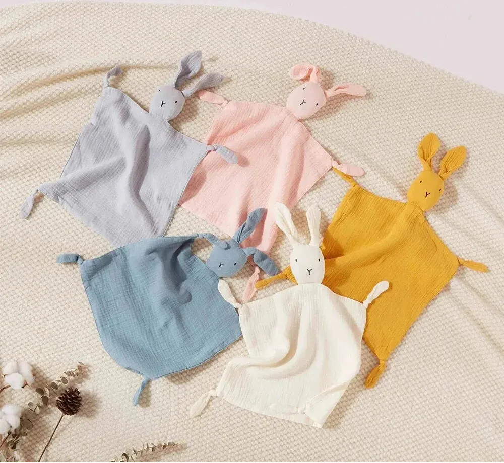 Baby Muslin Comfort Towel – Gentle Calm for Peaceful Sleep - LunaKit Baby