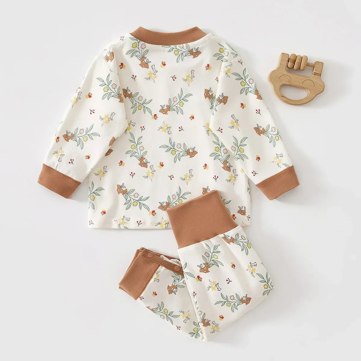 Baby Cotton 2-Piece Underwear Set – Warm Comfort for Cozy Days - LunaKit Baby