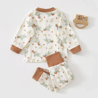 Baby Cotton 2-Piece Underwear Set – Warm Comfort for Cozy Days - LunaKit Baby