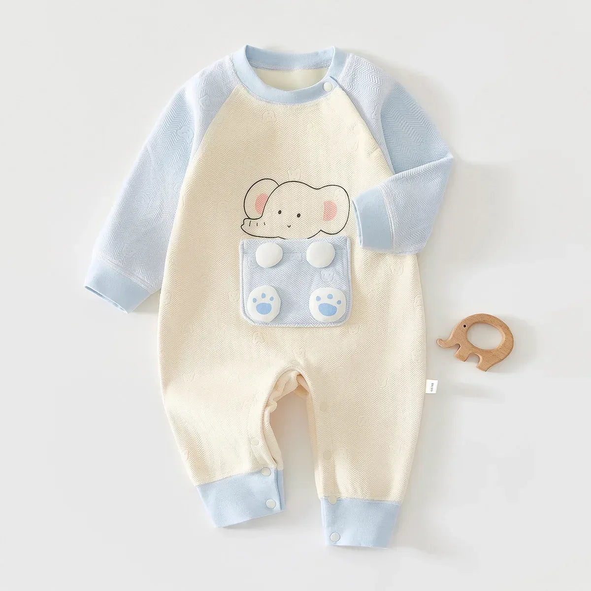 Baby Winter Cotton Jumpsuit – Cozy Warmth for Little Adventures - LunaKit Baby