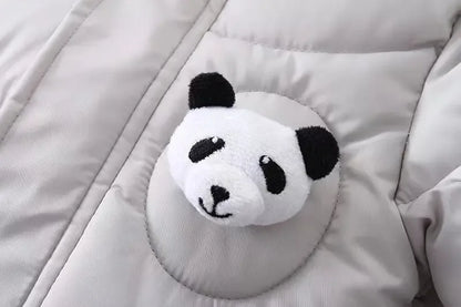 Newborn Thermal Winter Romper – Fleece-Lined Warmth for Cold Days - LunaKit Baby