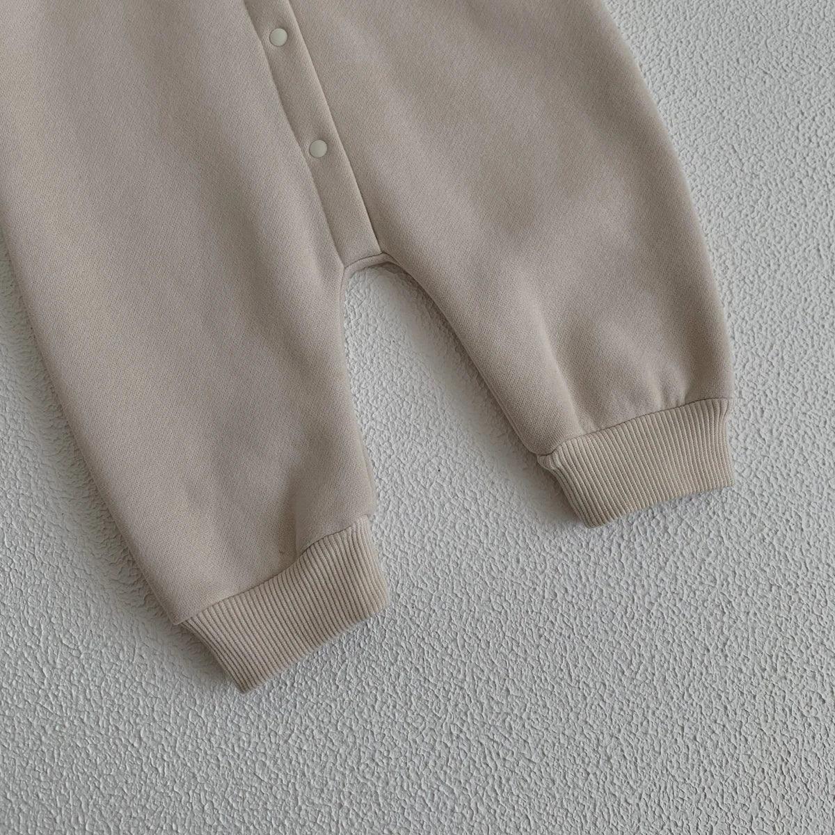 Baby Bear Hooded Winter Jumpsuit – Cozy Warmth for Little Cubs - LunaKit Baby