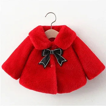 Baby Girl Winter Jacket – Plush Princess Warmth for Magical Moments - LunaKit Baby