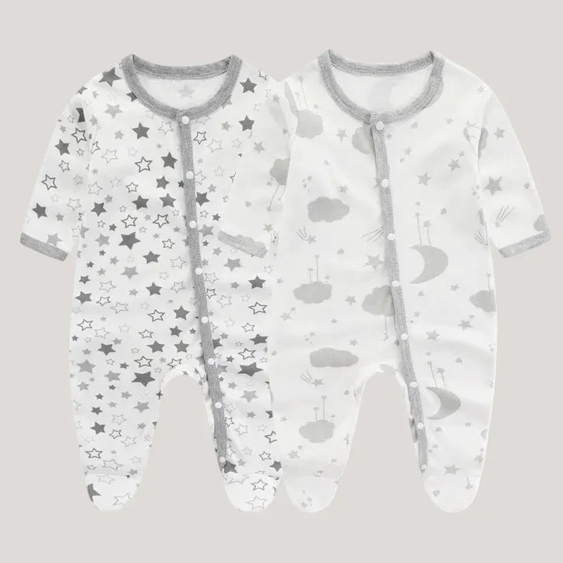 Baby Cotton Bodysuit Romper – Soft Everyday Comfort for Little Ones - LunaKit Baby