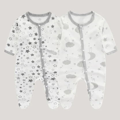 Baby Cotton Bodysuit Romper – Soft Everyday Comfort for Little Ones - LunaKit Baby