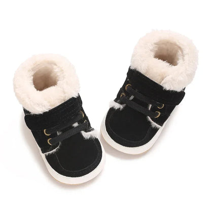 Baby High-Top Sneakers – Warm, Safe Style for First Steps - LunaKit Baby