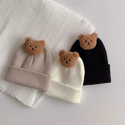 Baby Knitted Bear Hat – Cozy Warmth for Sweet Little Heads - LunaKit Baby