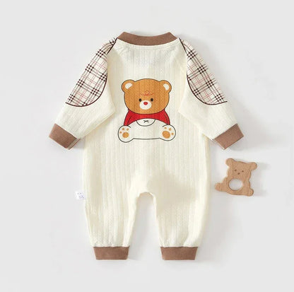 Baby Cotton Romper – Soft All-Season Comfort for Little Explorers - LunaKit Baby