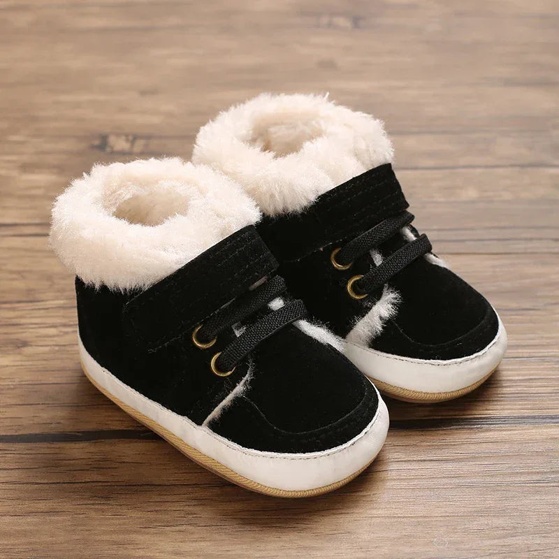 Baby High-Top Sneakers – Warm, Safe Style for First Steps - LunaKit Baby