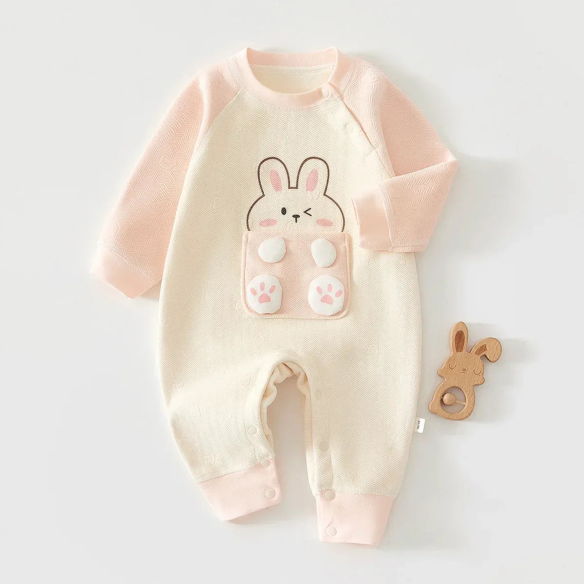 Baby Winter Cotton Jumpsuit – Cozy Warmth for Little Adventures - LunaKit Baby
