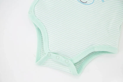 Baby Boy Cotton Bodysuit – Soft Comfort for Everyday Play - LunaKit Baby