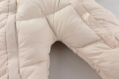 Baby Girl Winter Romper – Ultimate Cozy Protection for Cold Days - LunaKit Baby