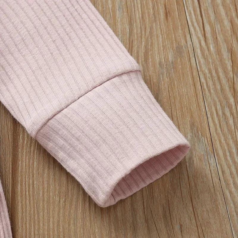 Baby Ribbed Cotton Romper – Soft Texture for Stylish Little Days - LunaKit Baby