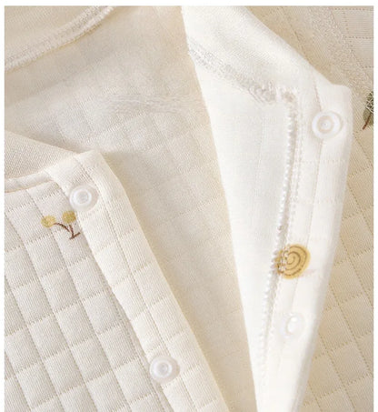 Baby Thick Cotton Winter Pajama Romper – Cozy Sleep for Cold Nights - LunaKit Baby