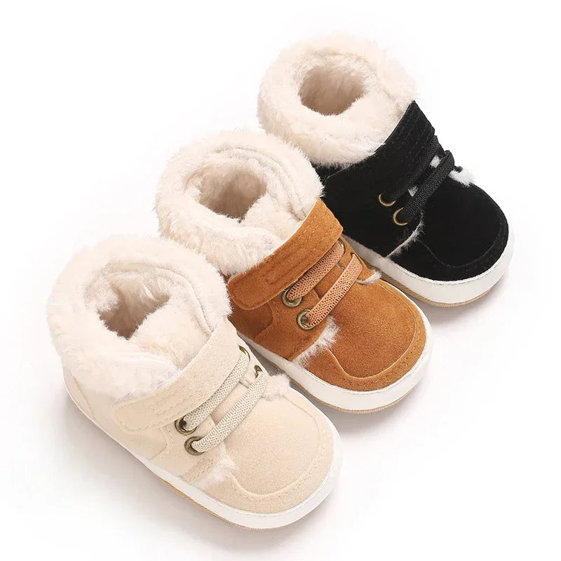 Baby High-Top Sneakers – Warm, Safe Style for First Steps - LunaKit Baby