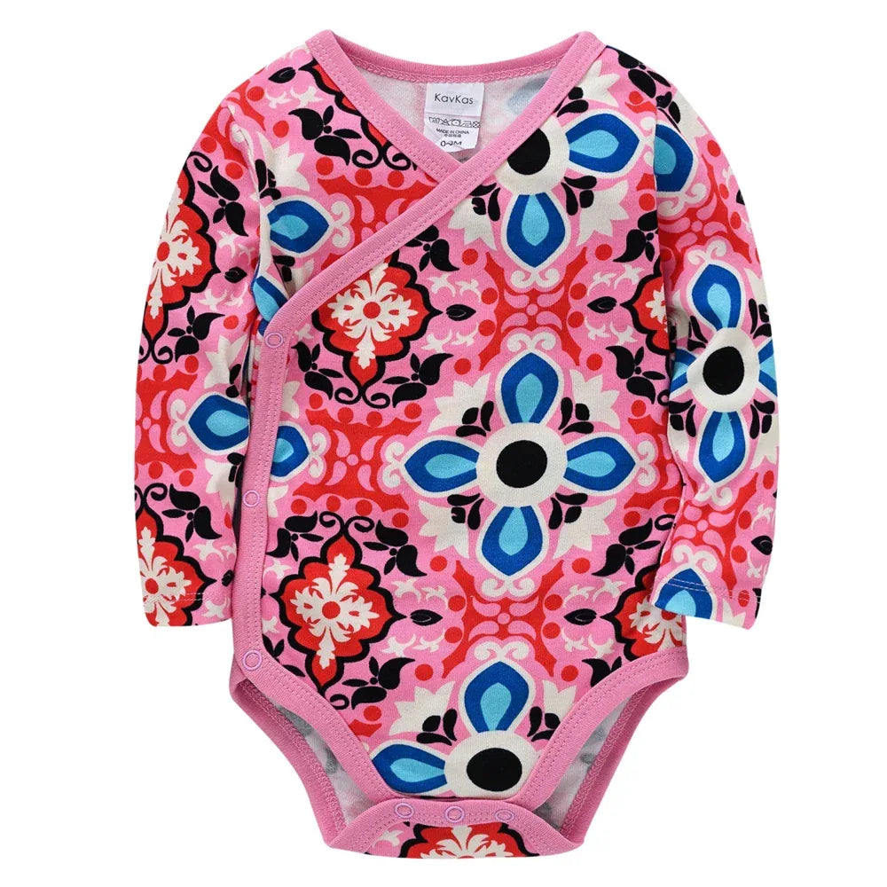 Baby Boy Cotton Bodysuit – Soft Comfort for Everyday Play - LunaKit Baby