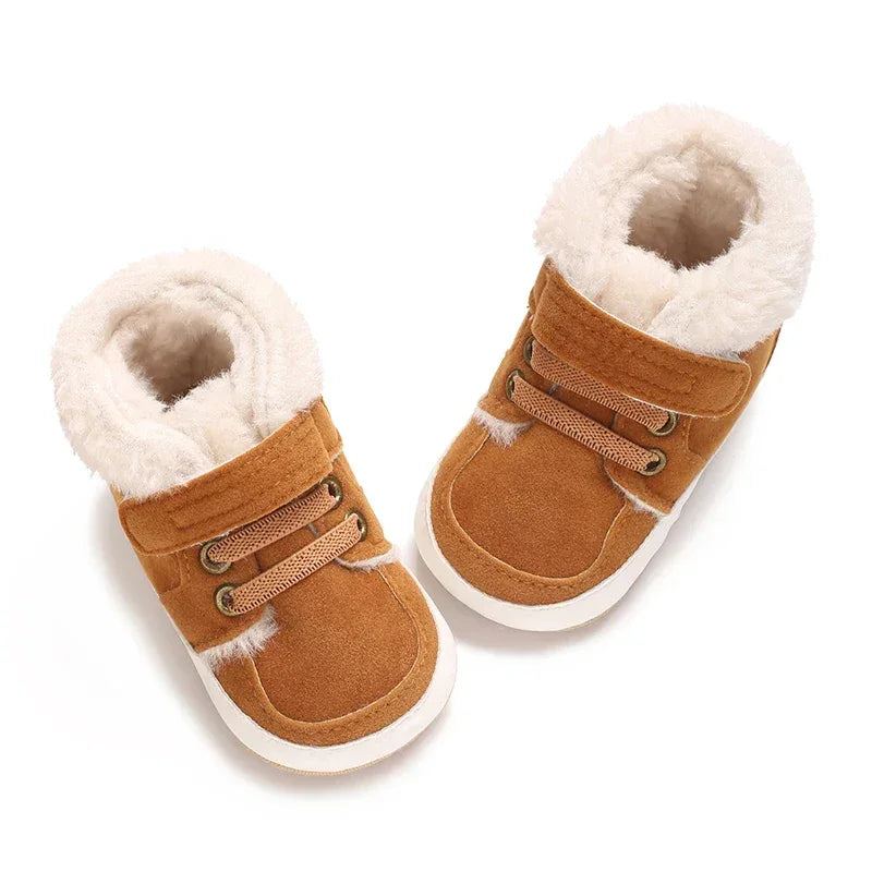 Baby High-Top Sneakers – Warm, Safe Style for First Steps - LunaKit Baby