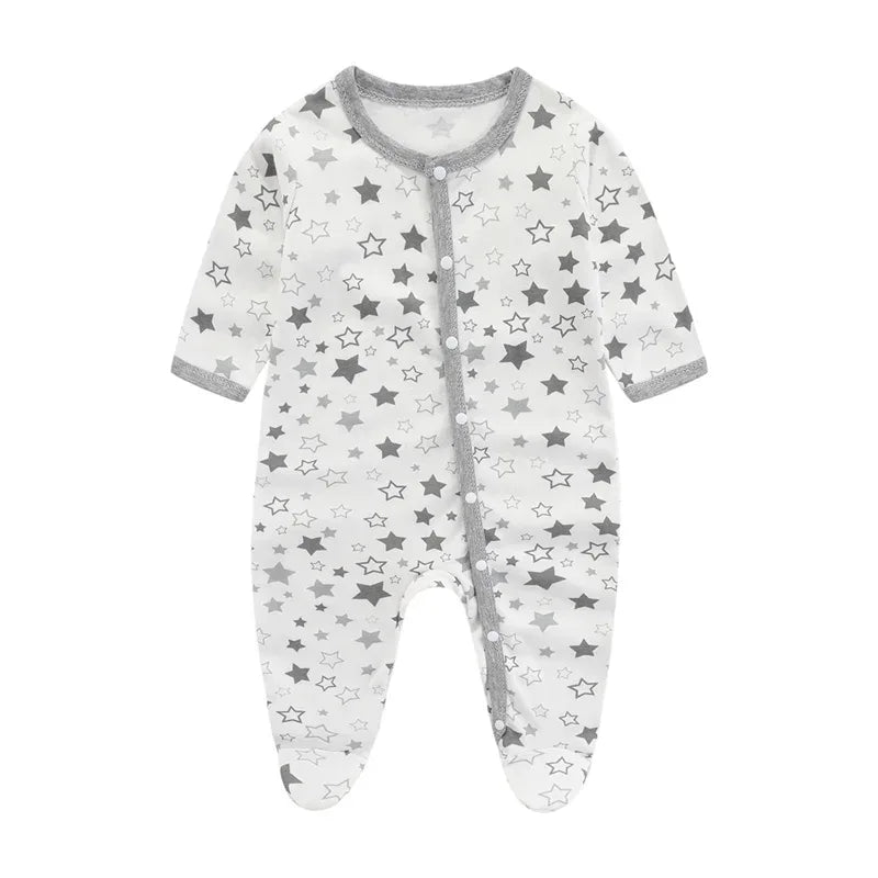 Baby Cotton Bodysuit Romper – Soft Everyday Comfort for Little Ones - LunaKit Baby