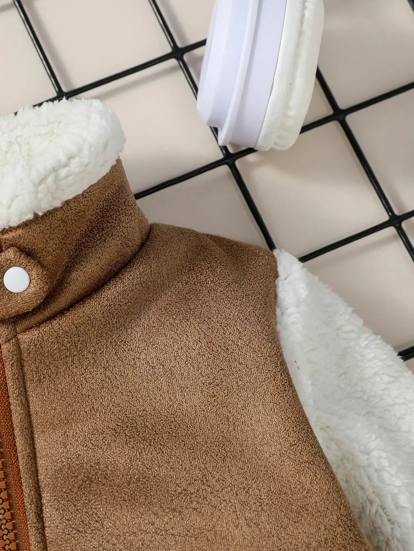 Baby Boy Winter Jacket – Plush Coral Velvet Warmth for Cold Days - LunaKit Baby