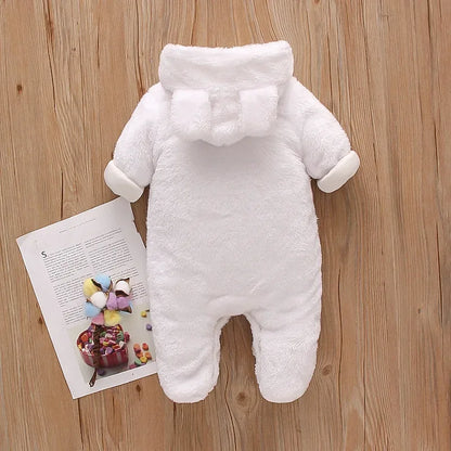 Baby Plush Animal Romper – Cozy Cuteness for Cool Days - LunaKit Baby