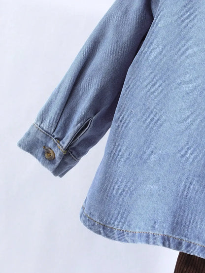 Baby Boy Denim Shirt & Pants Set – Casual Comfort for Little Gentlemen - LunaKit Baby