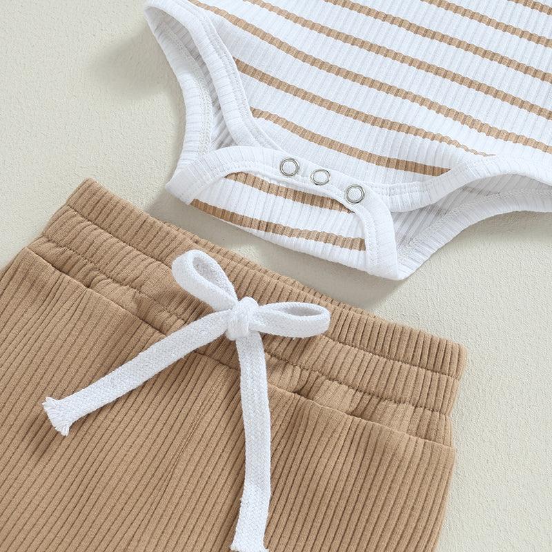 Baby Ribbed Knit Outfit Set – Soft Warmth for Cozy Little Days - LunaKit Baby