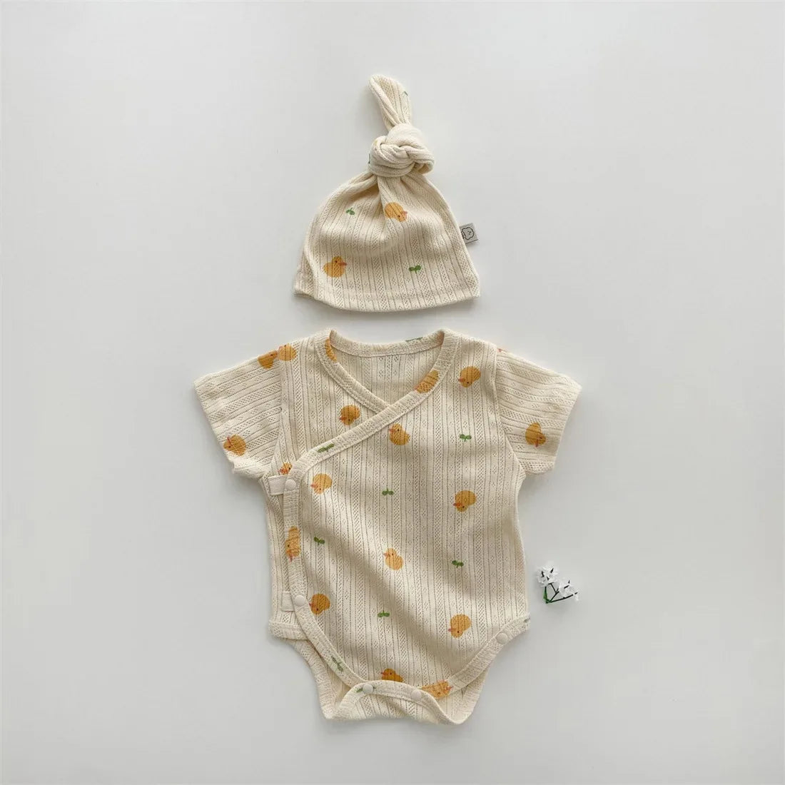 Baby Summer Romper & Hat Set – Cool Playful Style for Sunny Days - LunaKit Baby